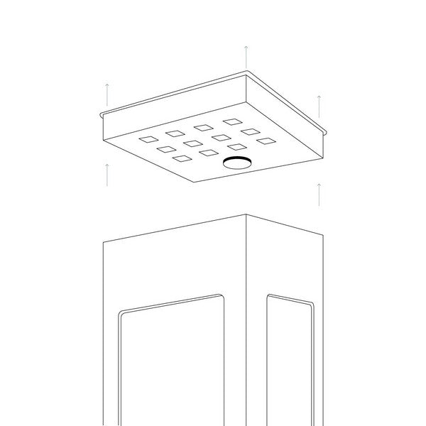 Baliza LED Ledkia Kenya IP65 Alumínio ABS PC (Branco Frio 5700K - 6200K)