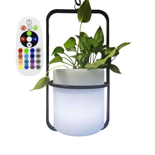 Plantador LED Ledkia IP65 2,5 W (RGBW) (24 x 55 cm)