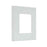 Quadro para Interruptor de Luz Ledkia Modern Branco (86 x 86 x 9.5 mm)