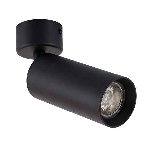 Foco Ledkia Cuarzo Preto 10 W (Ø60x204 mm)