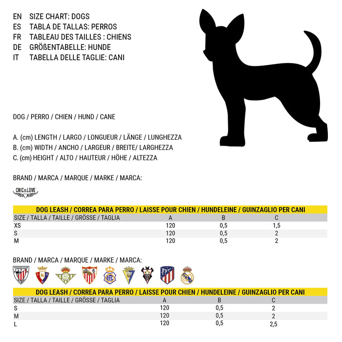 Trela para Cães Athletic Club (120 x 2,5 cm)